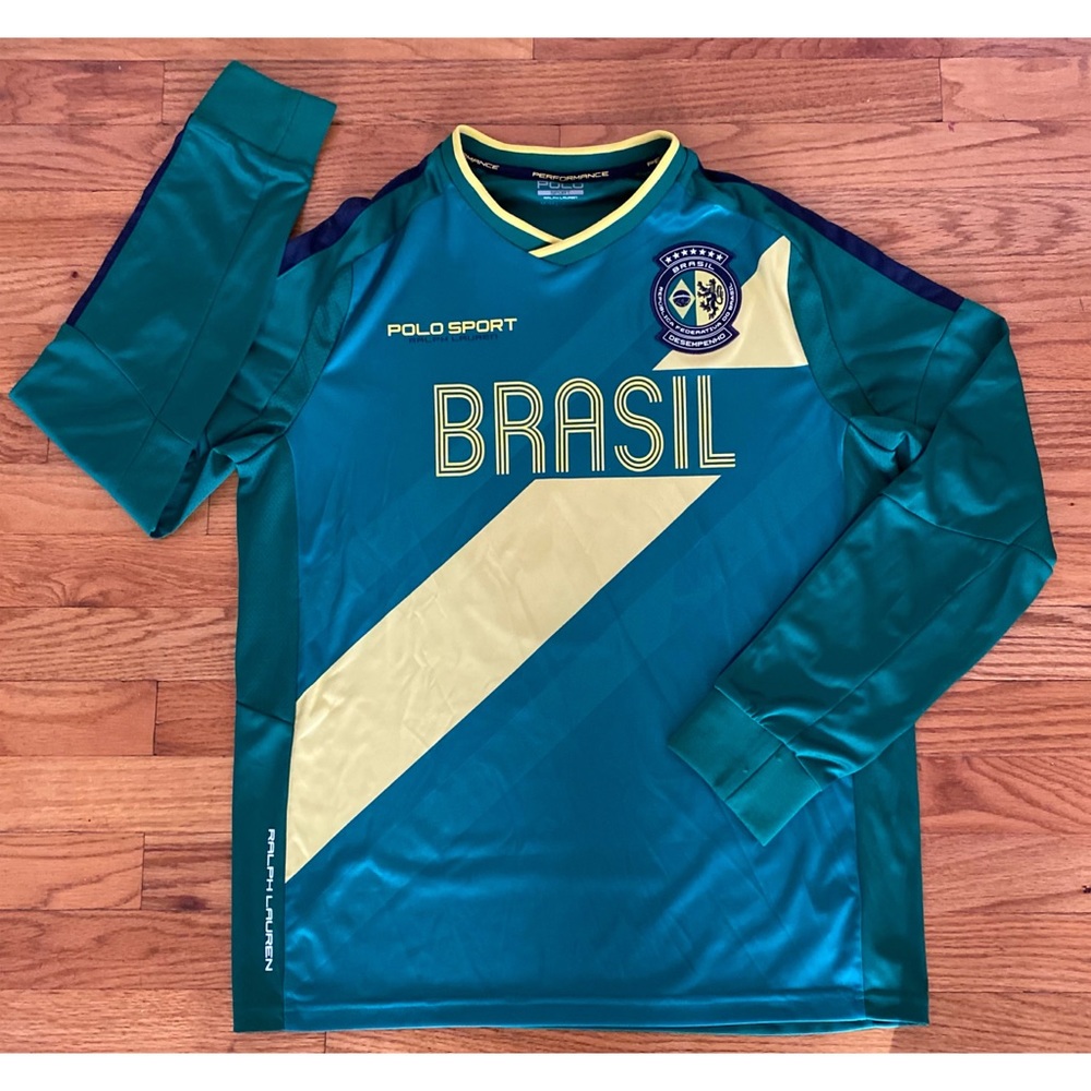 Men’s Brasil Ralph Lauren Polo Soccer Jersey